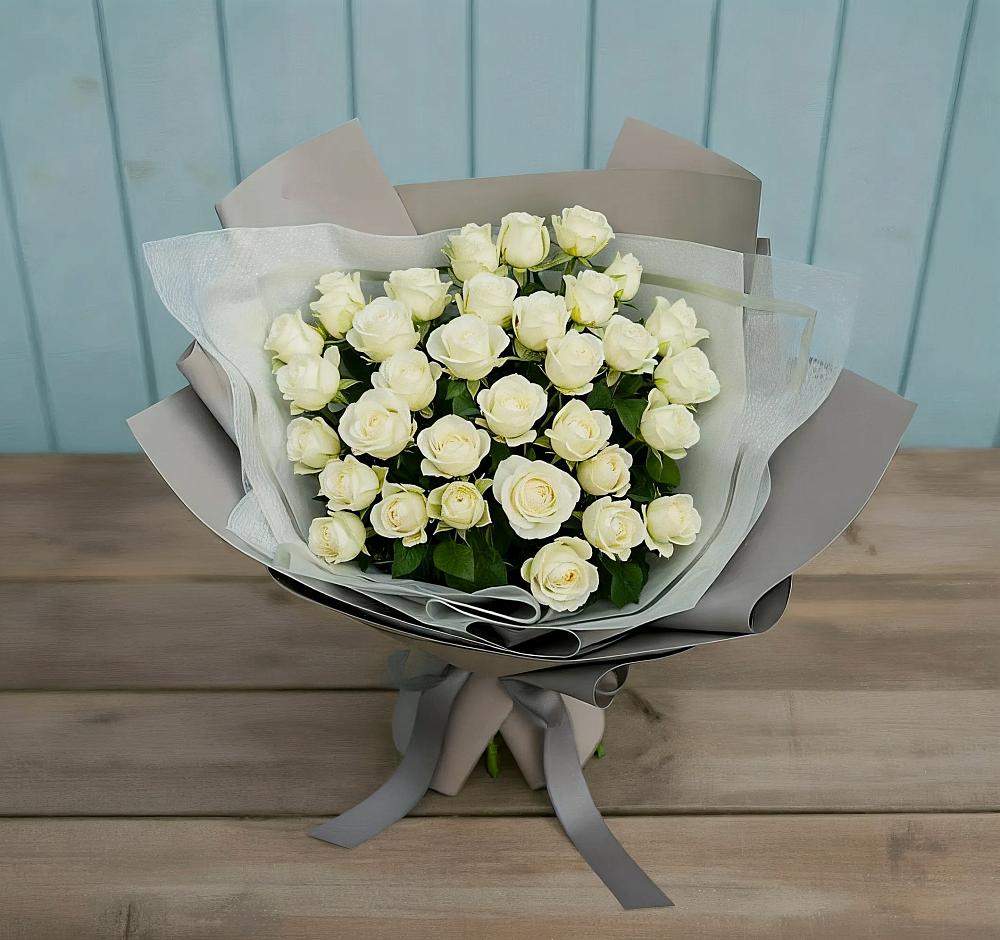 Букет Белоснежная нежность в Братске