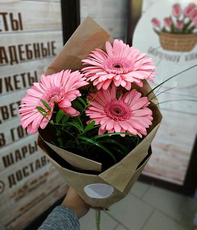 Букет цветов из: Герберы в Братске