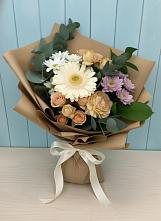 Букет цветов из:  Герберы и Хризантемы в Братске