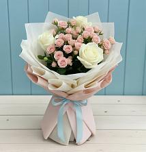 Букет цветов из:  Розы в Братске