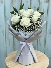 Букет цветов из:  Розы в Братске
